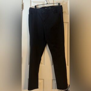 Old Navy Black High-Rise Super Skinny Jeans